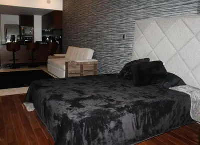 Cama o camas de una habitación en Loft Park Pedregal