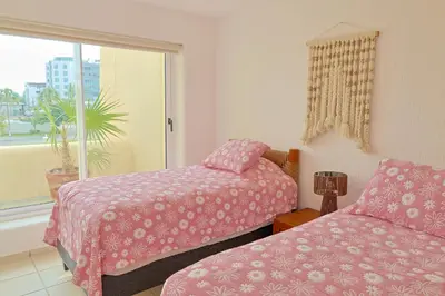 Cama o camas de una habitación en Apartment with the sea at your feet