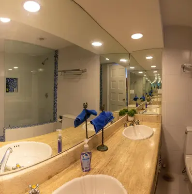 Un baño de Apartment with the sea at your feet