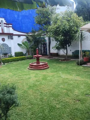 Jardín al aire libre en La casa del Jardín