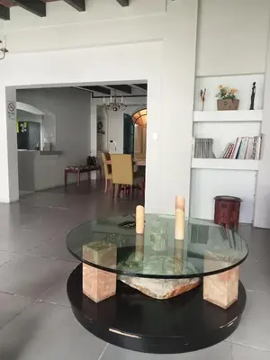Zona de estar de La casa del Jardín
