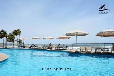 Piscina en o cerca de Departamento en Acapulco Diamante