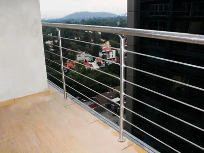 Un balcón o terraza de Hermoso Loft en Pedregal a 500 metros de artz pedregal