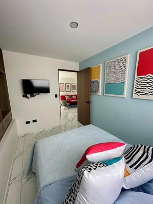 Una televisión o centro de entretenimiento en Estadio GNP, Palacio de los Deportes, AICM