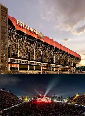 Plano de Estadio GNP, Palacio de los Deportes, AICM