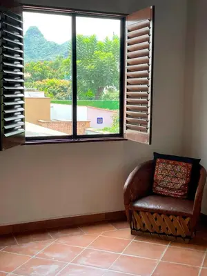 Zona de estar de Hotel Casa Corazón Malinalco