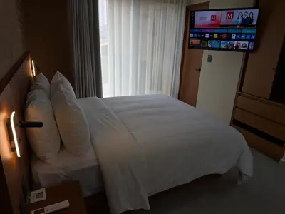 Cama o camas de una habitación en Kooch Aparthotel
