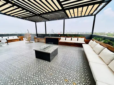 Zona de estar de Spectacular Suite 2 Oasis Tlalpan - La Sandia
