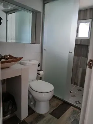 Un baño de Hotel Casa Solariega