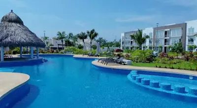 Piscina en o cerca de Depa MAJUM Aries