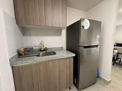 Una cocina o zona de cocina en Depa MAJUM Aries