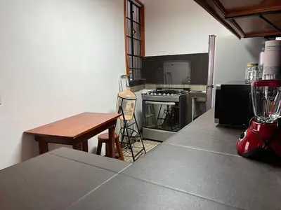 Una cocina o zona de cocina en Casa Flores