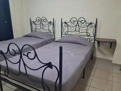 Cama o camas de una habitación en Hotel Antigua Encomienda