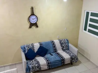 Zona de estar de Casa amarilla los volcanes