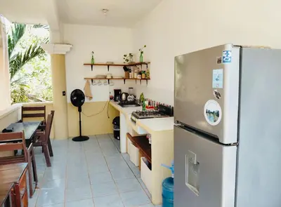 Una cocina o zona de cocina en Punta Sol