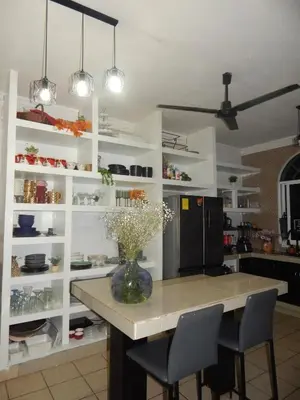 Una cocina o zona de cocina en Entire apartment 2 rooms 4 people