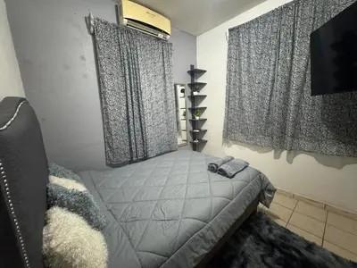 Cama o camas de una habitación en Entire apartment 2 rooms 4 people