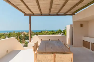 Un balcón o terraza de Condominios Punta Morelos