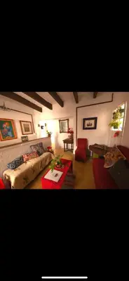 Zona de estar de Balcón de Frida