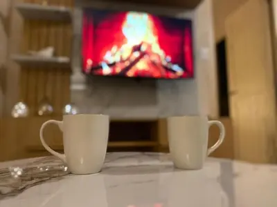 Utensilios para hacer té y café en Rafaello Loft in Val'Quirico
