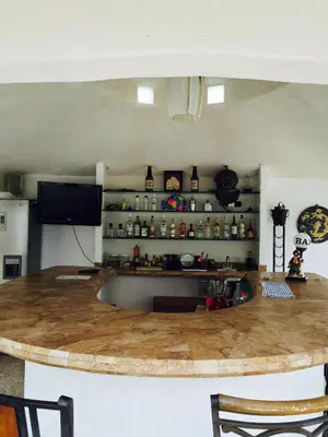 Una cocina o zona de cocina en Villa Costa Chica Comodisimo piscina gigante jardines