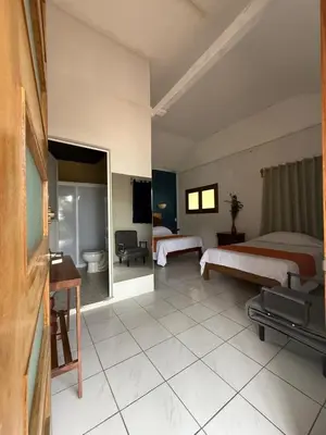 Cama o camas de una habitación en Finca San Antonio