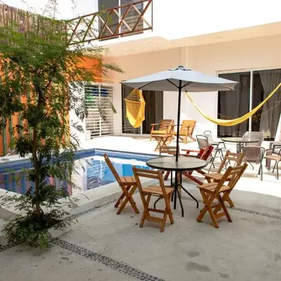 CASA GUAJE 5min to Beach Bacocho and Coral 3Floor House 6 Bedrooms all with AC 8 beds up to 16 Guests Wifi starlink