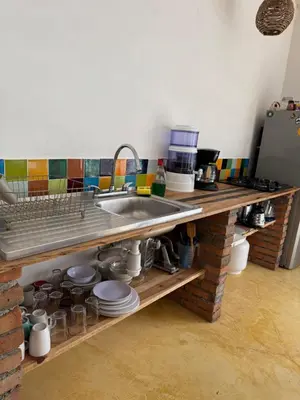 Una cocina o zona de cocina en Casa Patio