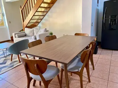 Zona de estar de Family Size - 4BR House in Oaxaca - Peaceful