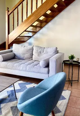 Zona de estar de Family Size - 4BR House in Oaxaca - Peaceful