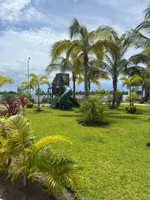 Jardín al aire libre en Lyra Vacacional Acapulco