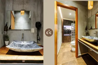 Un baño de Unmatched Suite, two bedrooms facing Zicatela