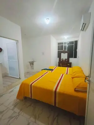 Cama o camas de una habitación en Fiesta Zipolite