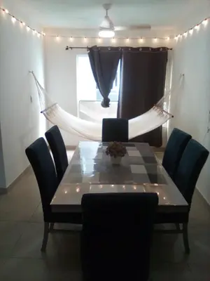 Zona de estar de Departamento en en paraiso de Veracruz
