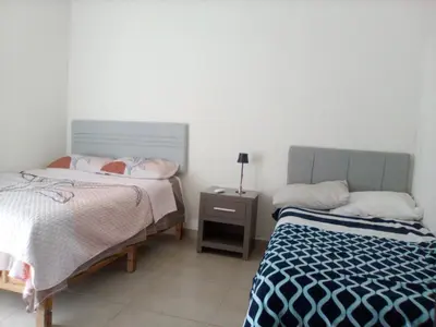 Cama o camas de una habitación en Departamento en en paraiso de Veracruz
