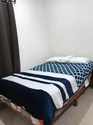 Cama o camas de una habitación en Departamento en en paraiso de Veracruz