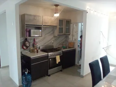 Una cocina o zona de cocina en Departamento en en paraiso de Veracruz