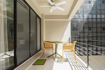 Zona de estar de Brand New Condo near beach