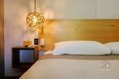 Cama o camas de una habitación en Incredible Nautilus Suite in the Heart of Punta