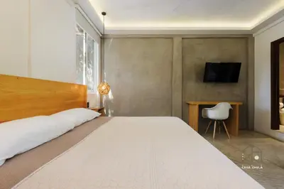 Cama o camas de una habitación en Incredible Nautilus Suite in the Heart of Punta