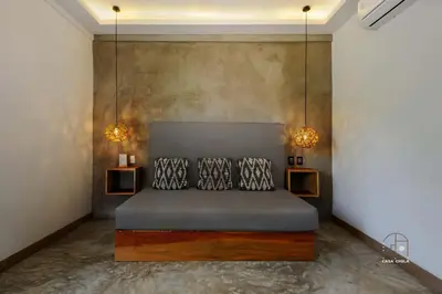 Zona de estar de Unmatched Modern PH Loft in the Center of la Punta