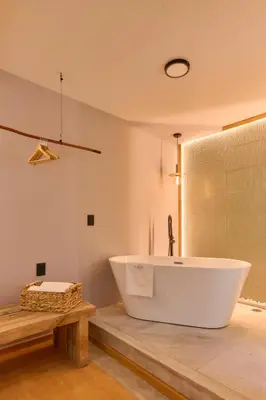 Un baño de Azulenco