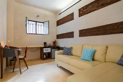 Zona de estar de Central Location, Casa Elsa - La Zandunga