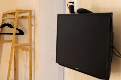 Una televisión o centro de entretenimiento en Central Location, Casa Elsa - La Zandunga