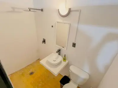 Un baño de Casa de Descanso Hermosa San Angel