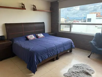 Cama o camas de una habitación en Luxurious house in Puebla