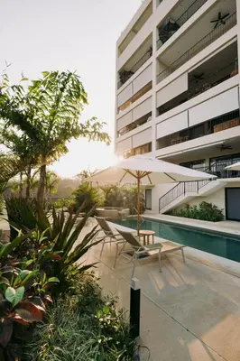 Piscina en o cerca de Palmas Apartment with Private Pool in Huatulco Bays