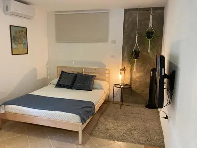Cama o camas de una habitación en Apartment in Briones, Coatepec, Veracruz