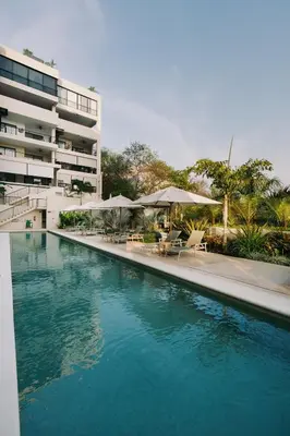 Piscina en o cerca de Maritime Apartment Sea View in Huatulco, 2 Rec
