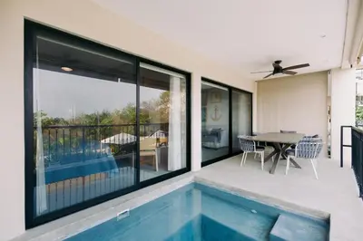 Piscina en o cerca de Maritime Apartment Sea View in Huatulco, 2 Rec